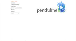 Desktop Screenshot of pendulinepress.com