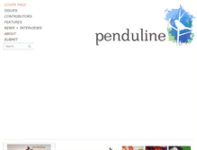 Tablet Screenshot of pendulinepress.com
